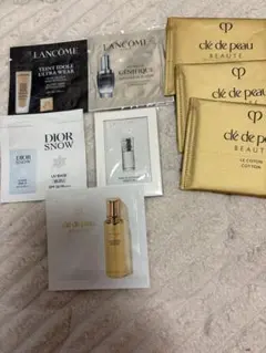 サンプルセット（Lancôme, Dior, クレ・ド・ポー、デコルテ）