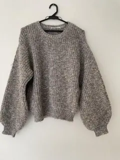 laboratory work ボリュームスリーブ ニットセーター