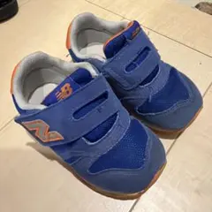New Balance キッズスニーカー 青/オレンジ