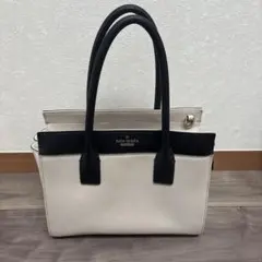 Kate Spade ハンドバッグ バイカラー 白黒のサムネイル