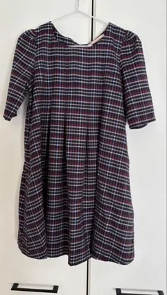 dazzlin ダズリン　チェックAラインワンピース