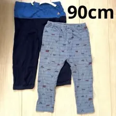 babyGAPのパンツと車柄パンツ 18-24ヶ月 ネイビー グレー