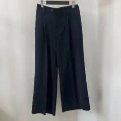 GU ブラック ワイドパンツ