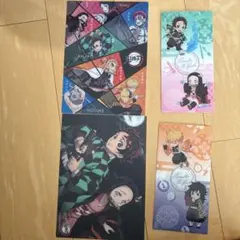 鬼滅の刃 クリアファイルと下敷きのセット