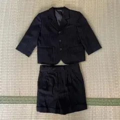 ブラック ストライプ スーツ 95cm