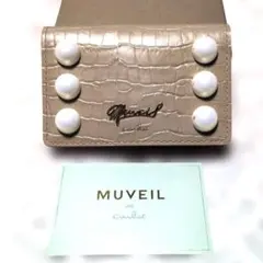 新品☆MUVEIL パールスマホケース 手帳型 - メルカリ