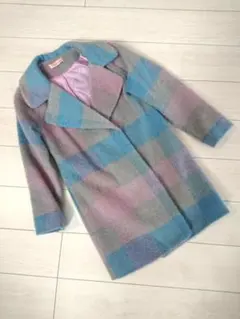 アナップ ★ロング★コート★チェック★ANAP★size Free