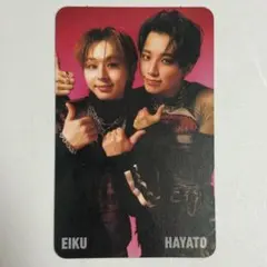 【匿名配送】ONE N' ONLY HAYATO EIKU トレカ