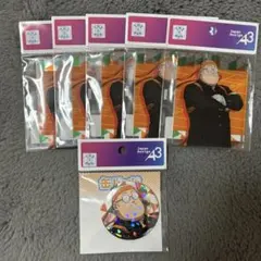 サカモトデイズ 坂本太郎 応援団 アクリルカード ホログラム缶バッジ