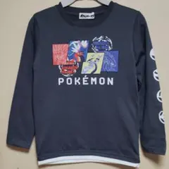 【新品】140 ポケモン コライドン&ミライドン レイヤード風ロンT