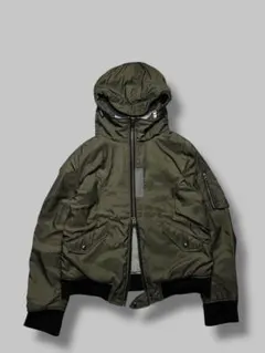 Freaks Store Hooded Short Bomber Jacket