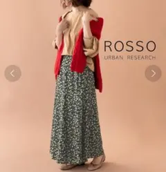 アーバンリサーチ ロッソ フラワーMIXプリントスカート 美品