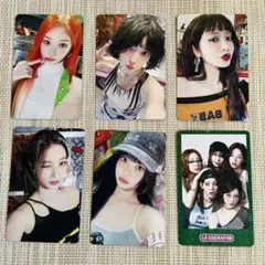 LESSERAFIM SPAGHETTI weverse 特典 トレカ コンプ