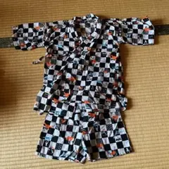 恐竜柄 甚平 キッズ 120cm 恐竜