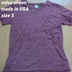made in USA ベルバシーン Vネック ポケット Tシャツ