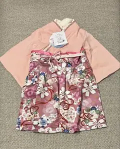 【新品タグ付き】スイートマミー 袴ロンパース 80 チャームピンク ひな祭りに！