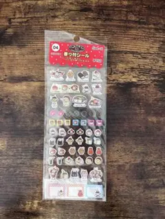 新品　にゃんこカフェ　香り付きシールシール サンエックス　平成レトロ