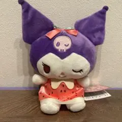 サンリオキャラクターズ いちごみるくメルトドール クロミ イチゴ柄　ぬいぐるみ