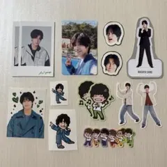 Aぇ!group 佐野晶哉　カレンダー特典　トレカ　ステッカー　セット