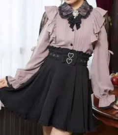 ROJITA 配色リボンスリーブブラウス