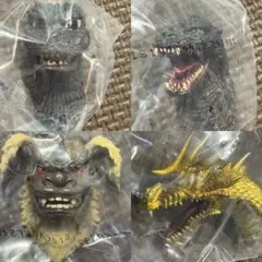 一番くじ ゴジラ G賞 モンスターヘッドマグネット 4種セット GODZILLA