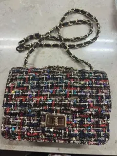 KASSIOPE カシオペア ショルダーバッグ VOGUE掲載 イタリア製 ラメ 