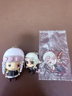 【鬼滅の刃】宇髄天元 3点セット ちょこりんマスコット ラバーストラップ ガチャ