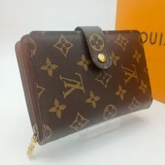 ルイヴィトン モノグラム ポルトパピエ ジップ 二つ折り財布 ラウンド