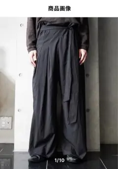 90s two tuck wide trousersワイドスラックス