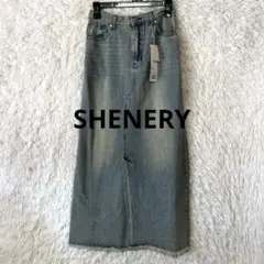 新品　SHENERY デニムロングスカート　ブルー　38 定価17000のサムネイル
