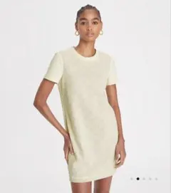 トリーバーチ ToryBurch ロゴ 刺繍 Tシャツ ワンピース XSのサムネイル