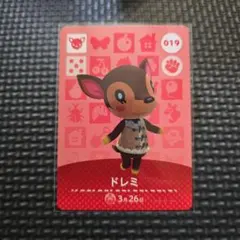 ドレミ amiiboカード 019 どうぶつの森