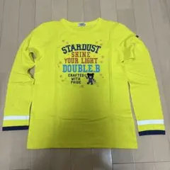 DOUBLE.B 長袖カットソー イエロー