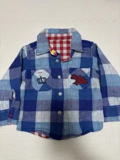 Baby Doll チェック柄シャツ 80cmぐらい