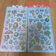 正規品　ボンボンドロップシール　マジカル　２点　レインボー　ブルー　クーリア