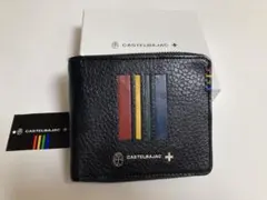 カステルバジャック セミ長財布 二つ折り財布 クワトロ 058625 クロ