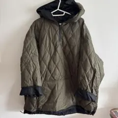 moussyリバーシブルキルティングジャケット フード付き