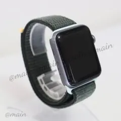 アップルウォッチ 42/44/45/49mm スポーツループ バンド グリーン