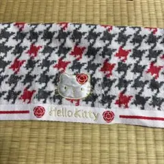 Hello Kitty 千鳥格子柄 ハンドタオルのサムネイル