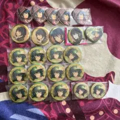 青葉つむぎ　缶バッジ　キャラバッジ