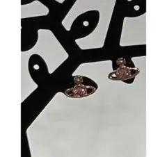 ヴィヴィアンウエストウッド　オーブ　ピンクビジュー　ピアス　値下げ