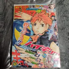 週刊少年ジャンプ 2012年43号 表紙巻頭カラー ハイキュー!! 古舘春一