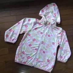 花柄フード付きジャケット　120cm