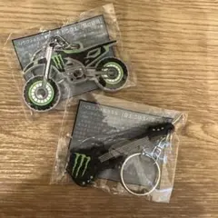 モンスターエナジー　バイク　ギター　キーホルダー