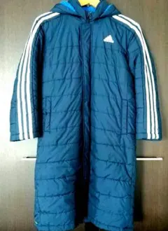 adidas ネイビー ベンチコート 140cm