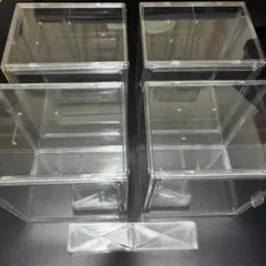 透明コレクションケース組み立てタイプ 4個セット ダイソー