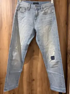 UNIQLO ダメージ加工 スリムフィット ジーンズ