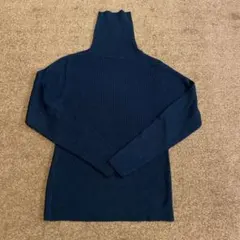 メル84302様専用fifth リブタートルニット ブルー M