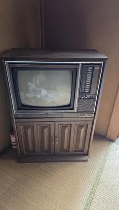 三菱電機 28型ブラウン管テレビ 28T-TB4 美品 レトロ 希少 三菱28インチブラウン管テレビ BS対応チューナー付き (SOLO) 大更の