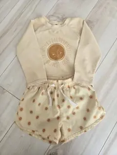 ベビー水着セット 90cm 日差しデザイン